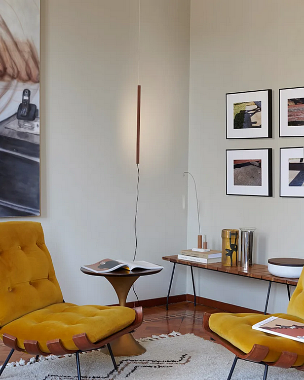 LED metal floor lamp ILO Oluce factory Oluce from Italy. Foto №3
