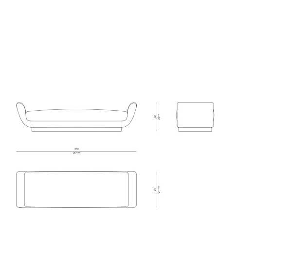 Daybed ROSSATO factory ROSSATO from Italy. Foto №8