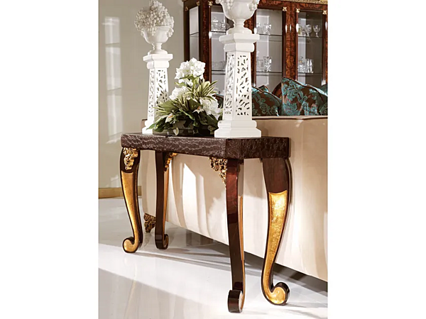 Rectangular console table wood A.R. Arredamenti Grand Royal 424 factory A.R.ARREDAMENTI SRL from Italy. Foto №2