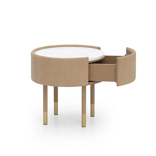 Carrara marble bedside table FORMITALIA Nori factory FORMITALIA from Italy. Foto №3