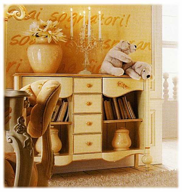 Chest of drawers VOLPI 3104 factory VOLPI from Italy. Foto №1