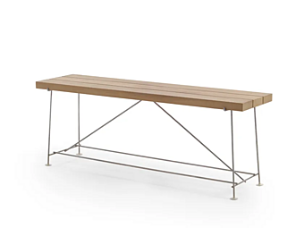 Rectangular Iroko Coffee Table Any Day Outdoor FLEXFORM factory FLEXFORM from Italy