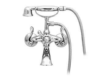 Wall Mounted Bathtub Set with Hand Shower Tiffany Gentry Home factory Gentry Home from Italy