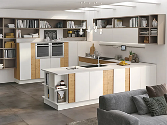 Fitted kitchen LUBE CUCINE Creativa 1 with modern design