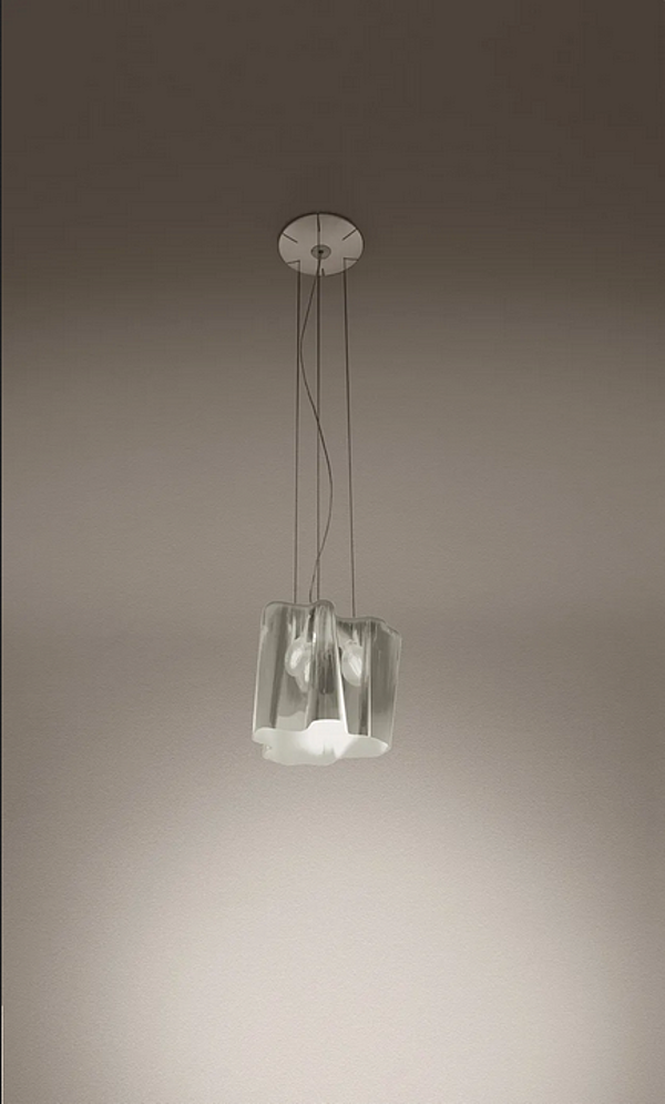 Blown glass pendant lamp Logico Artemide 0453010A, 0453020A, 0696020A factory Artemide from Italy. Foto №4