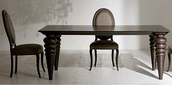 Table ANGELO CAPPELLINI Opera FIDELIA CLASSIC rectangular 46005/21 factory ANGELO CAPPELLINI from Italy. Foto №1