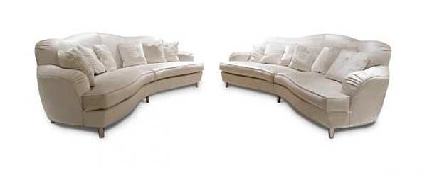 Radius sofa VISIONNAIRE (IPE CAVALLI) GINEVRA SHAPED factory VISIONNAIRE (IPE CAVALLI) from Italy. Foto №1