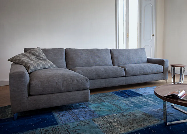 Sectional sofa in fabric or leather VIBIEFFE 920 Zone Comfort factory VIBIEFFE from Italy. Foto №3