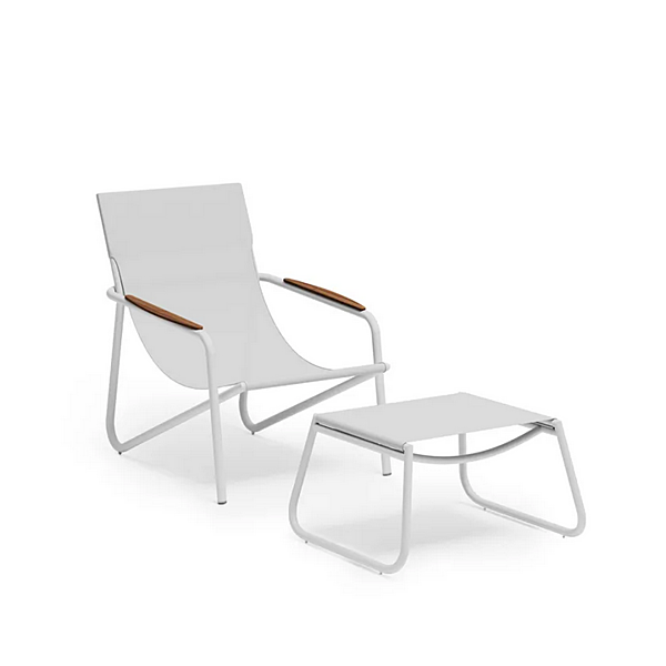 Aluminium deck chair with armrests Atmosphera Zante factory ATMOSPHERA from Italy. Foto №6