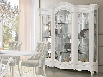 Wooden display cabinet with integrated lighting CASA +39 Giulietta 3601