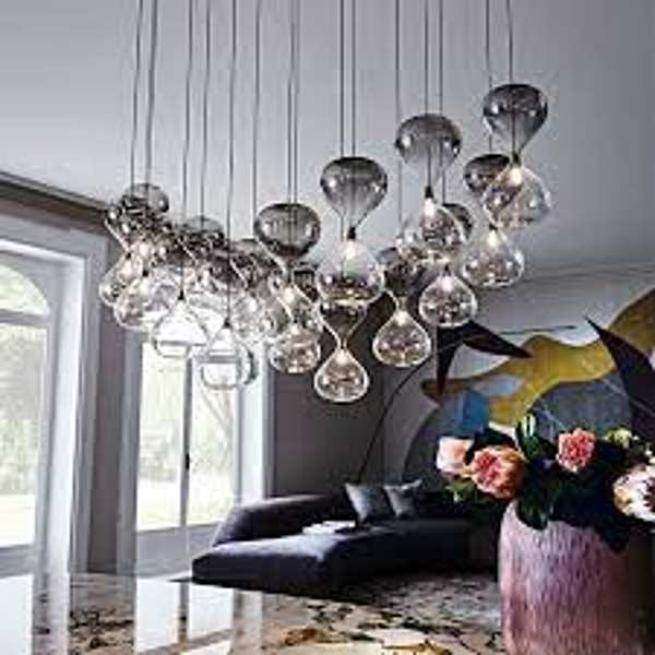 Chandelier CATTELAN ITALIA Oriano Favaretto SABLIER factory CATTELAN ITALIA from Italy. Foto №8