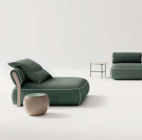 Chaise lounge MERIDIANI (CROSTI) Vincent factory MERIDIANI (CROSTI) from Italy. Foto №1