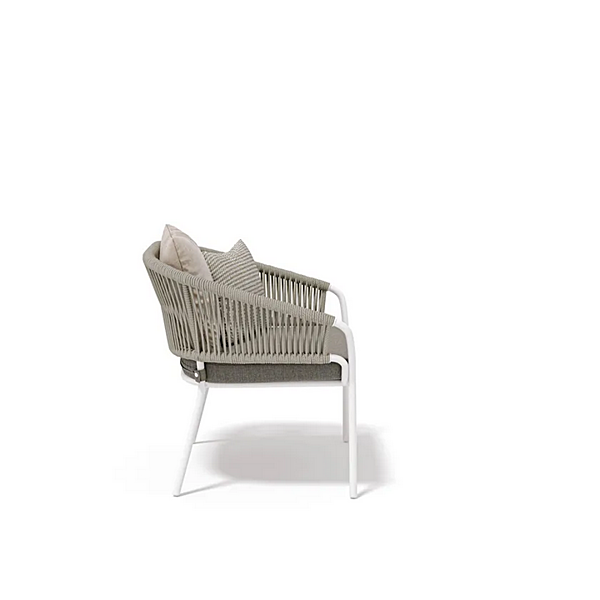 Aluminium garden armchair with armrests Atmosphera Pleasure 2.0 PLS.SB. factory ATMOSPHERA from Italy. Foto №5