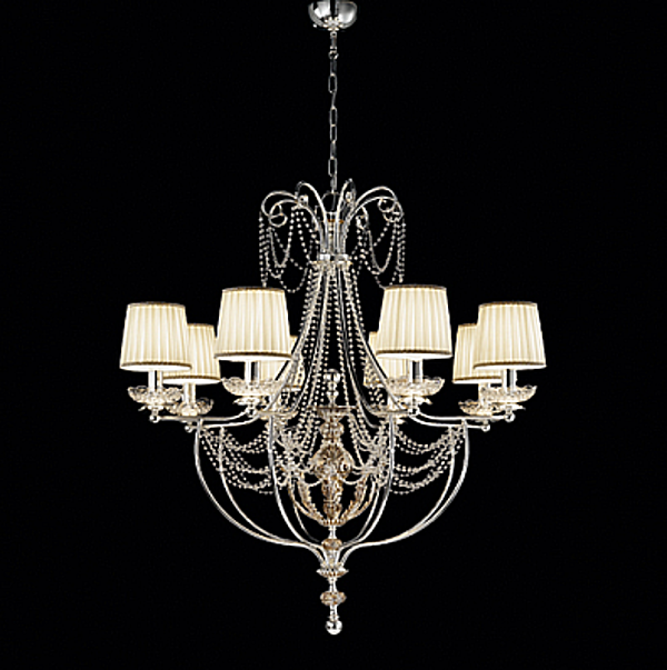 Chandelier MM LAMPADARI 7060/8 factory MM LAMPADARI from Italy. Foto №1