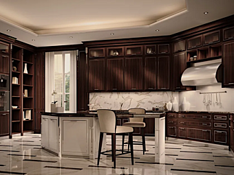 Custom Rosewood Kitchen Cabinet Essenza Exotic Martini Interiors Custom Rosewood Kitchen Cabinet Essenza Exotic Martini Interiors factory MARTINI INTERIORS from Italy
