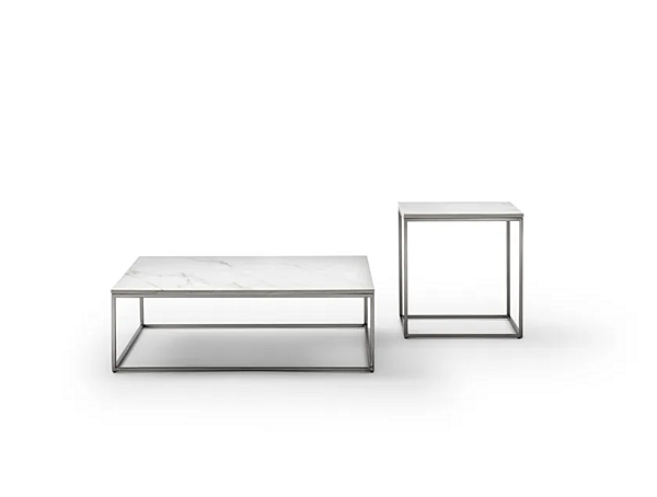 High Side Table Calacatta Oro Marble and Metal Black Tie Pablo PABC01 factory Black Tie from Italy. Foto №2