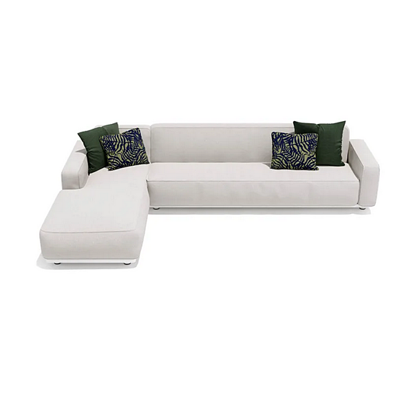 Modular fabric garden sofa with chaise longue Atmosphera Laguna factory ATMOSPHERA from Italy. Foto №10