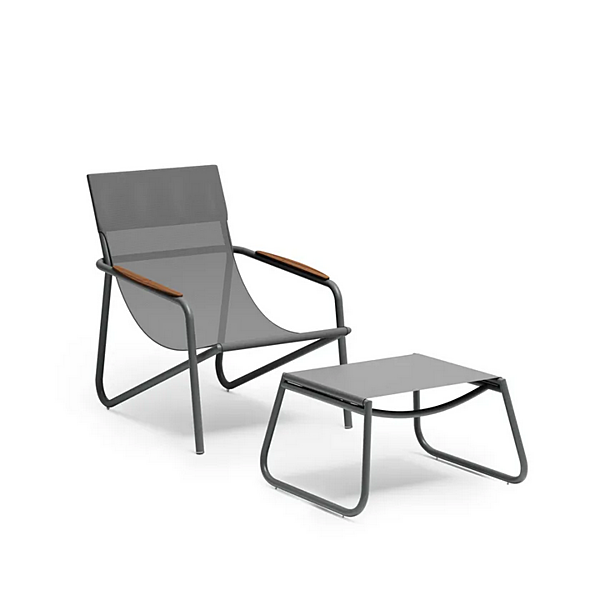 Aluminium deck chair with armrests Atmosphera Zante factory ATMOSPHERA from Italy. Foto №26