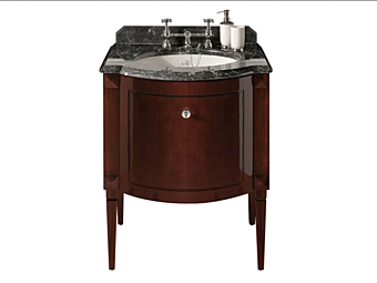 Single Mahogany Vanity Unit Gentry Home Chester factory Gentry Home from Italy