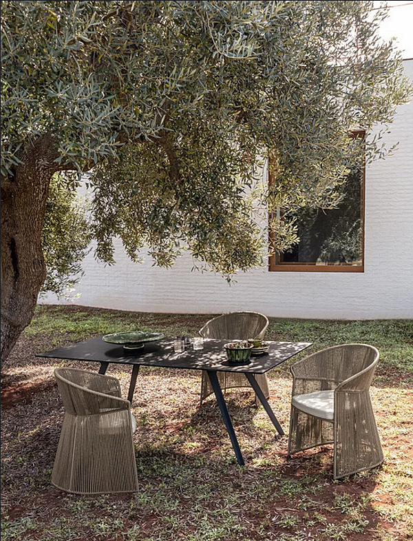 Rectangular garden table Katana 026 TR4 out Potocco 026/TR4-OUT factory POTOCCO from Italy. Foto №2