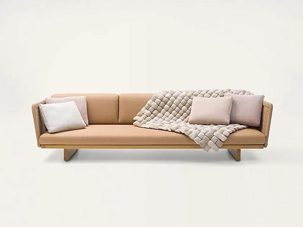 Three-Seater Sofa Fabric Sabi PAOLA LENTI B39B factory PAOLA LENTI from Italy. Foto №4