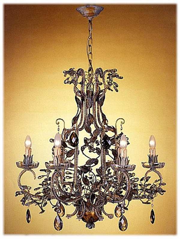 Chandelier MECHINI L255/6 factory MECHINI from Italy. Foto №1