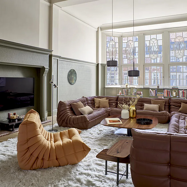 Bean bag chair Togo Ligne Roset fabric factory LIGNE ROSET from Italy. Foto №2