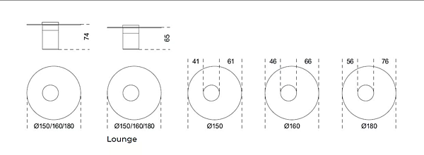Round Crystal Living Room Table Gallotti&Radice Haumea T factory Gallotti & Radice from Italy. Foto №4