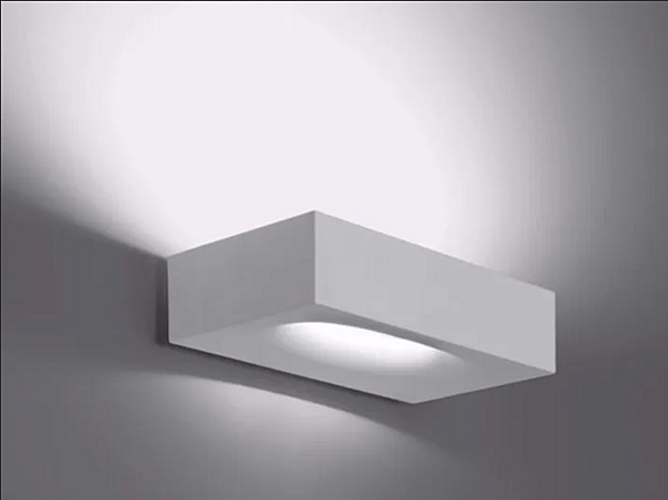 LED Dimmable Wall Light Aluminium Melete Artemide 1634010A, 1633W10A, 1633010A factory Artemide from Italy. Foto №1