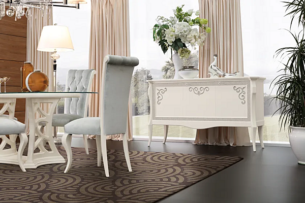 Oval wooden and glass living room table MARZORATI Montecarlo factory MARZORATI from Italy. Foto №4