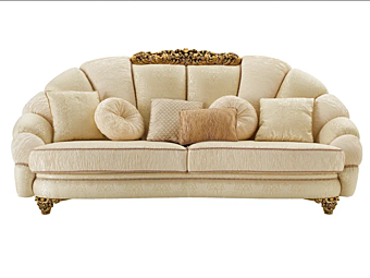 Fabric sofa with upholstered back A.R. Arredamenti Grand Royal