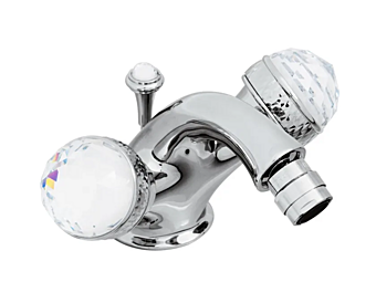 Countertop Bidet Tap with Automatic Pop-Up Waste Crystal Gentry Home factory Gentry Home from Italy