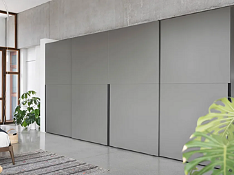 Wardrobe with sliding doors NOVAMOBILI Picture Collection factory NOVAMOBILI from Italy