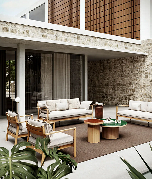 Garden armchair with armrests made of durable material Apache Atmosphera factory ATMOSPHERA from Italy. Foto №4