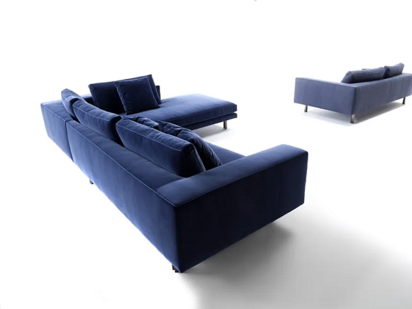 Corner fabric sofa ERBA ITALIA Inno collection factory ERBA ITALIA from Italy. Foto №3