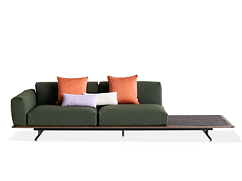 Fabric sofa with upholstered back Potocco Graphic 955 D 955/D