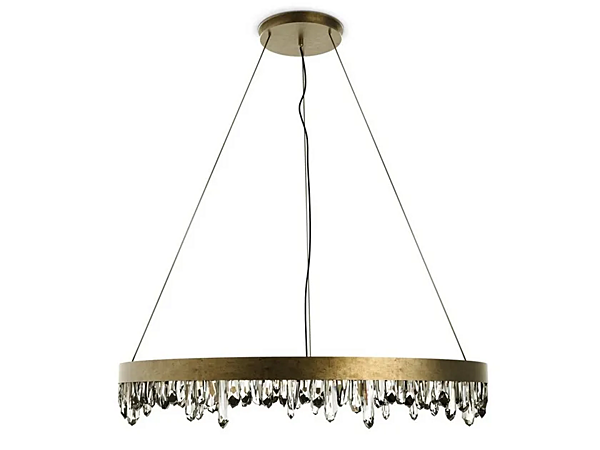 Brass pendant lamp Naicca BRABBU factory BRABBU from Italy. Foto №1
