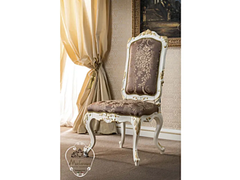 Upholstered fabric chair Modenese Luxury Interiors 15527 factory MODENESE GASTONE from Italy
