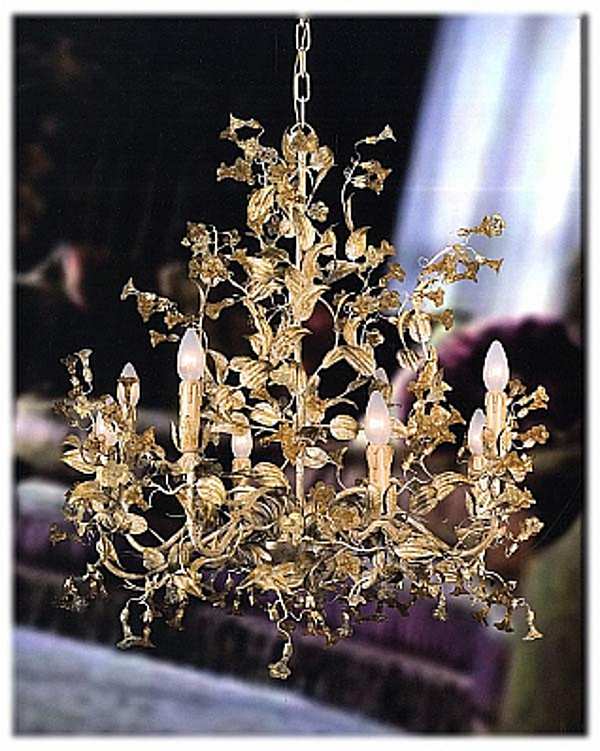 Chandelier MECHINI L261/8 factory MECHINI from Italy. Foto №1