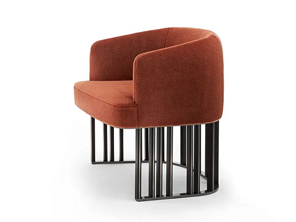 Fabric easy chair with removable cover GIORGETTI HERO factory GIORGETTI from Italy. Foto №2
