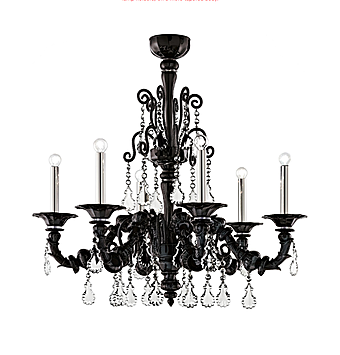 Chandelier Barovier&Toso Baikal 5560/06