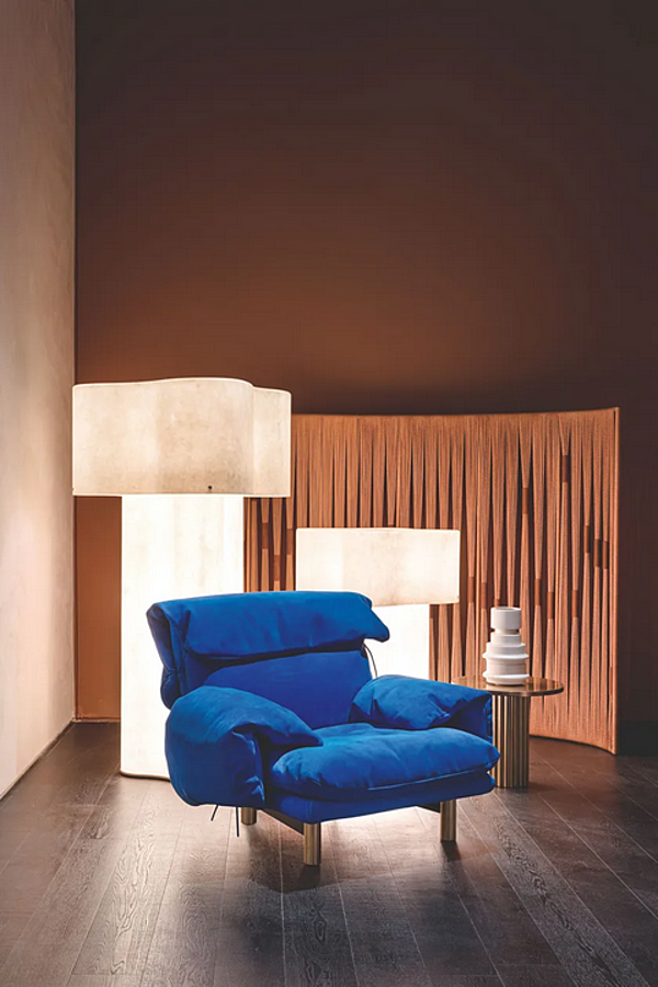 Floor lamp Nuvola by BAXTER fabric shade modern design factory BAXTER from Italy. Foto №5
