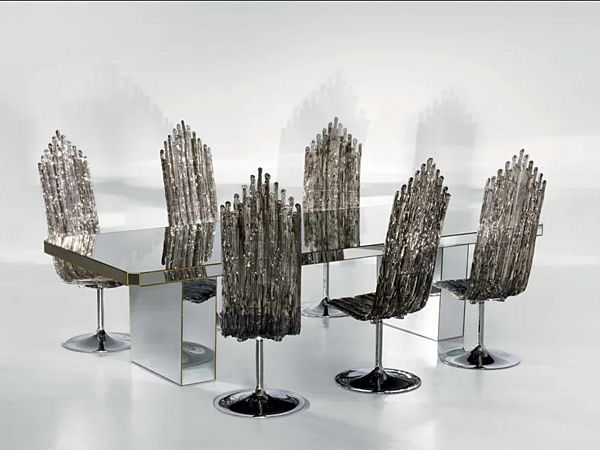 High Back Polycarbonate Chair Milano Edra factory EDRA from Italy. Foto №1