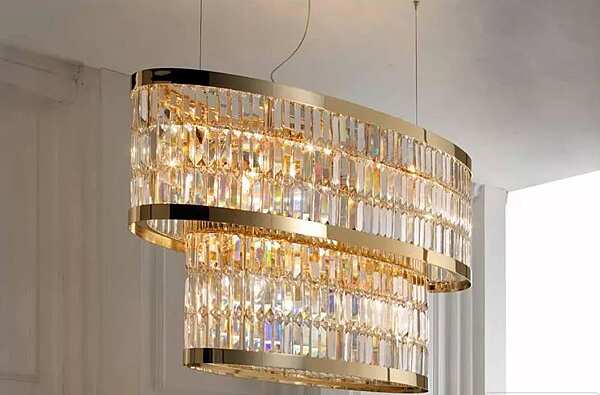 Chandelier LORENZON (F.LLI LORENZON) LS.58/1/SW/O/2P factory LORENZON (F.LLI LORENZON) from Italy. Foto №1