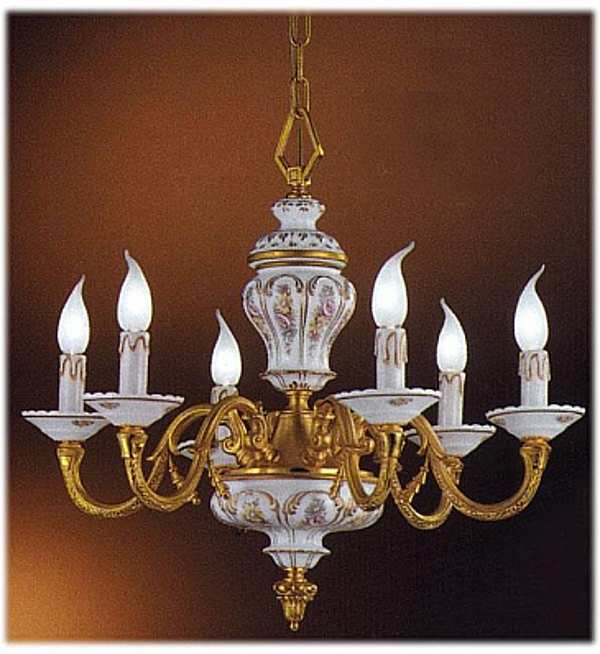 Chandelier FBAI 3077/6 factory FBAI from Italy. Foto №1