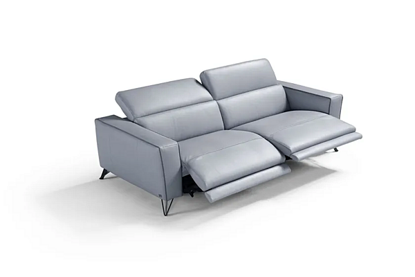 Electric Recliner 2 Seater Fabric Sofa Gaia Egoitaliano factory Egoitaliano from Italy. Foto №2