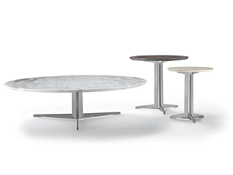 Round Marble Coffee Table FLEXFORM Fly factory FLEXFORM from Italy
