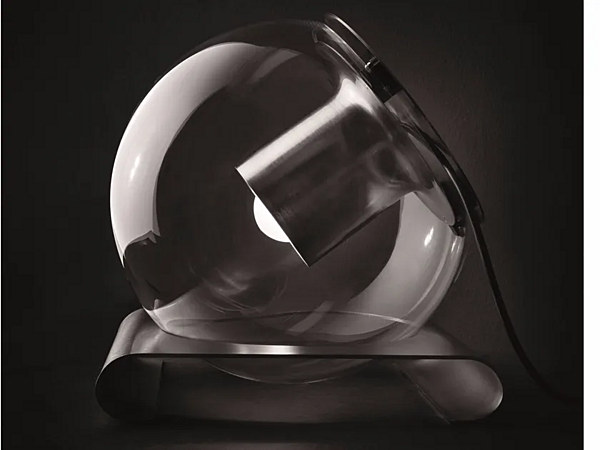 Blown Glass Table Lamp The Globe 228 Oluce factory Oluce from Italy. Foto №1