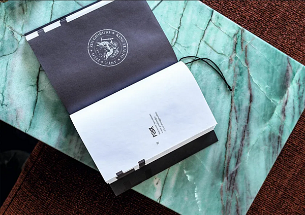 Rectangular marble side table BertO King factory BertO from Italy. Foto №9