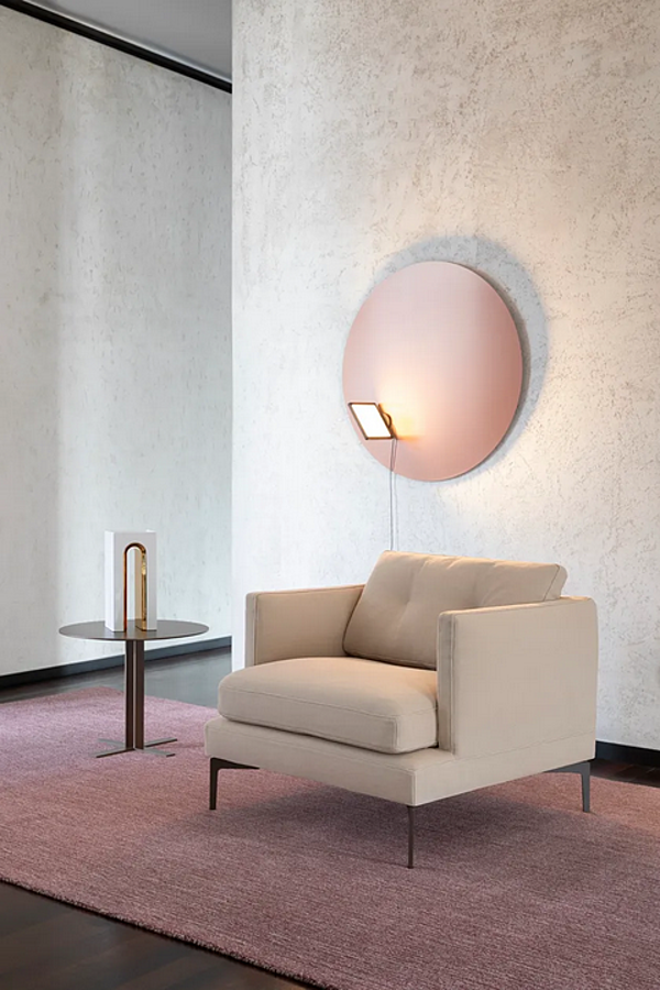 Fabric easy chair with armrests removable cover Baby Essentiel Saba factory SABA from Italy. Foto №2